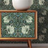 Pimpernelシームレス6 of 12 Sage Green Blue タイル