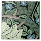 Pimpernelシームレス6 of 12 Sage Green Blue タイル (正面)