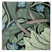 Pimpernelシームレス7 of 12 Sage Green Blue タイル (正面)