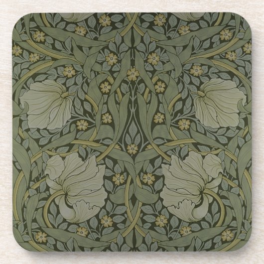 「Pimpernel」の壁紙のデザイン1876年 コースター (正面)