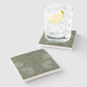 「Pimpernel」の壁紙のデザイン1876年 ストーンコースター (横)