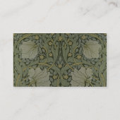 「Pimpernel」の壁紙のデザイン1876年 名刺 (裏面)