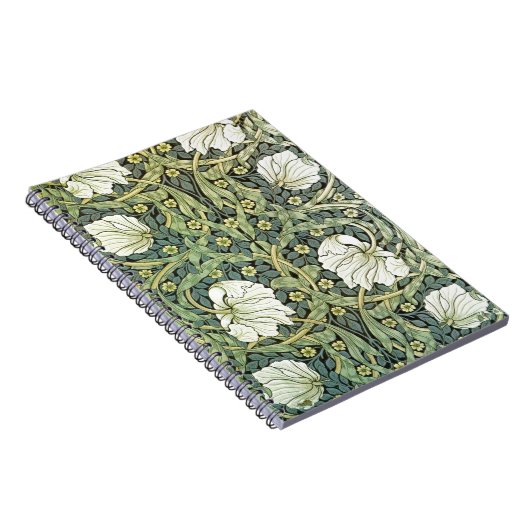Pimpernel Floral Pattern William Morris ノートブック (右側)