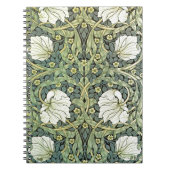 Pimpernel Floral Pattern William Morris ノートブック (正面)