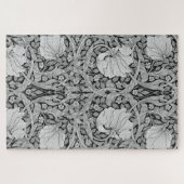 Pimpernel Gray Monotone, William Morris ジグソーパズル (横)