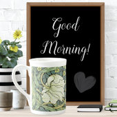 Pimpernel Poppies Pattern Pattern William Morris ボーンチャイナマグカップ