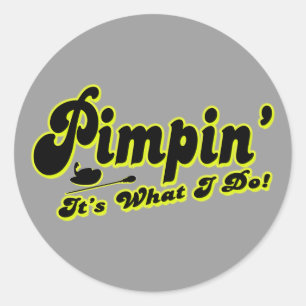 Pimpinのステッカー ラウンドシール