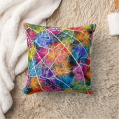 Pimpri-Chinchwad Maharashtra City Map クッション (ブランケット)