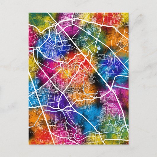 Pimpri-Chinchwad Maharashtra City Map ポストカード (正面)