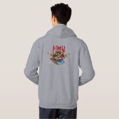 Pimu Men's Hoodie パーカ (裏面フル)