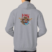 Pimu Men's Hoodie パーカ (裏面)