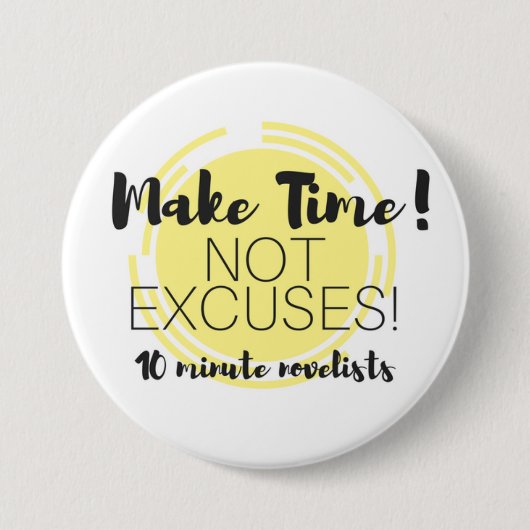 Pinあなた自身素晴らしいメモ! 缶バッジ (正面)