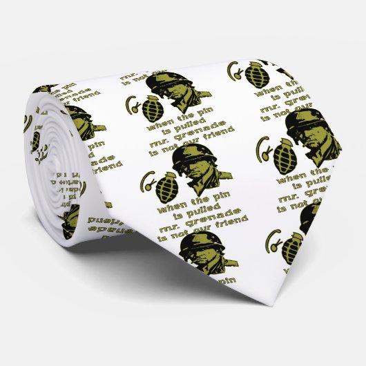 Pinが引っ張られた氏であるGrenadeとうなって下さい ネクタイ (ロール)