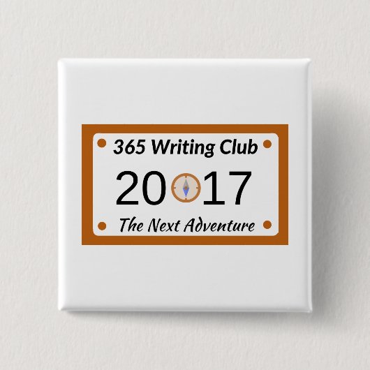 Pinそれ! 365書くクラブバッジ! 缶バッジ (正面)