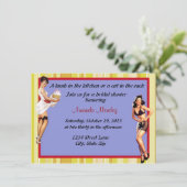 Pinの上りのシャワーの招待 招待状 (スタンド正面)