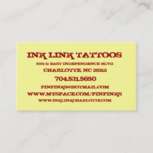 Pinの名刺 名刺 (正面)