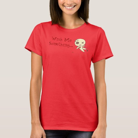 Pinの"Wish Me Something"Tシャツ Tシャツ (正面)