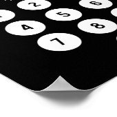 PinはPi番号記号Piの最後の4桁である ポスター (角)