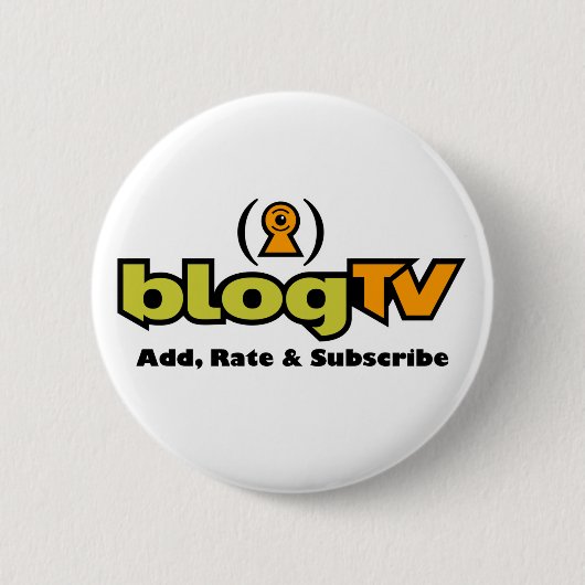 Pinを加えて下さい、評価して下さい及び予約購読して下さい 缶バッジ (正面)