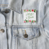 Pinボタンを結婚している花嫁の母 缶バッジ (インサイチュ)