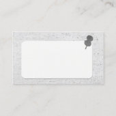 Pin大学生の大学の上の私 名刺 (裏面)