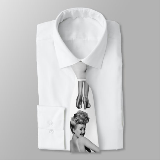 Pin女の子のレトロのヴィンテージの水着のブロンドの女性 ネクタイ (タイ)