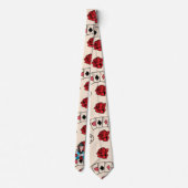 Pin女の子、ロックビリー ネクタイ (裏面)