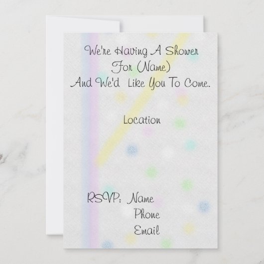 Pin日付の暗い男の赤ちゃんのシャワーの招待状 セーブザデート (裏面)