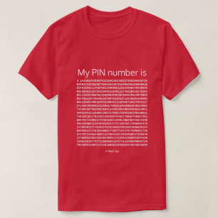 PIN番号 – A MisterPシャツ Tシャツ