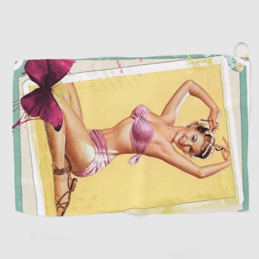 Pin ゴルフタオル (横)