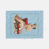 Pin フリースブランケット (正面(横))