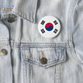 Pin/ボタンのバッジの南朝鮮の旗 缶バッジ (インサイチュ)