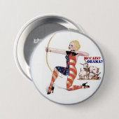 Pin Archerボタン 缶バッジ (正面&裏面)