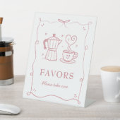 Pin Baby Is Brewing Coffee Baby Shower Favors Sign 台座サイン (インサイチュ)