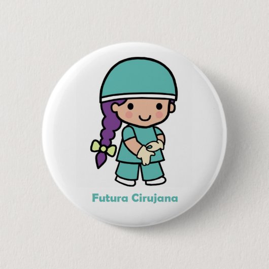 Pin cirujana 缶バッジ (正面)