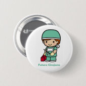 Pin cirujano 缶バッジ (正面&裏面)