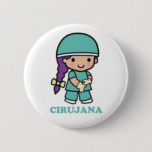 Pin de cirujana 缶バッジ (正面)