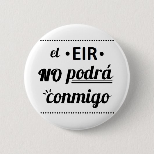 Pin de el EIR no podrá conmigo 缶バッジ (正面)