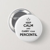 Pin de keep calm percentil 缶バッジ (正面&裏面)