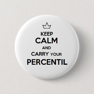 Pin de keep calm percentil 缶バッジ