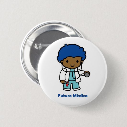 Pin de médico 缶バッジ (正面&裏面)