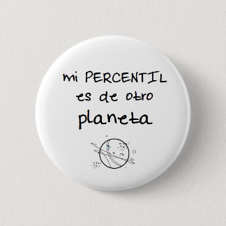 Pin de percentil es de otro planeta 缶バッジ