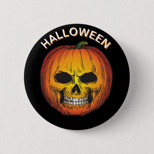 PIN HALLOWEEN 缶バッジ (正面)