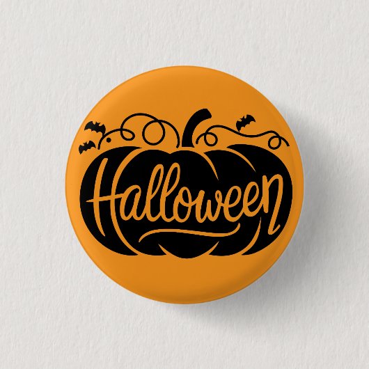 PIN HALLOWEEN 缶バッジ (正面)