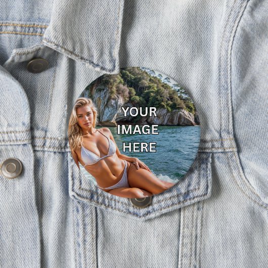 PIN IT! 📌 オリジナルボタン - 画像やテキストを追加 缶バッジ (インサイチュ)
