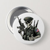 PIN militar EEUU 缶バッジ (正面&裏面)