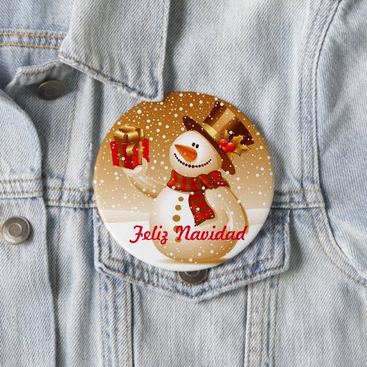 Pin Muñeco de nieve 缶バッジ (インサイチュ)
