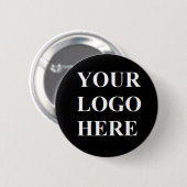 Pin Redondo De 2 Pulgadas Your logo here 缶バッジ (正面&裏面)