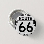 Pin "ROUTE 66" 缶バッジ (正面&裏面)