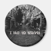 Pin"s I like travel マグネット (正面)